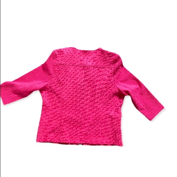 TAN JAY PETITE JACKET SIZE 10P - BLAZER - PINK - BRAND NEW - TEXTURED MATERIAL - Picture 7 of 11